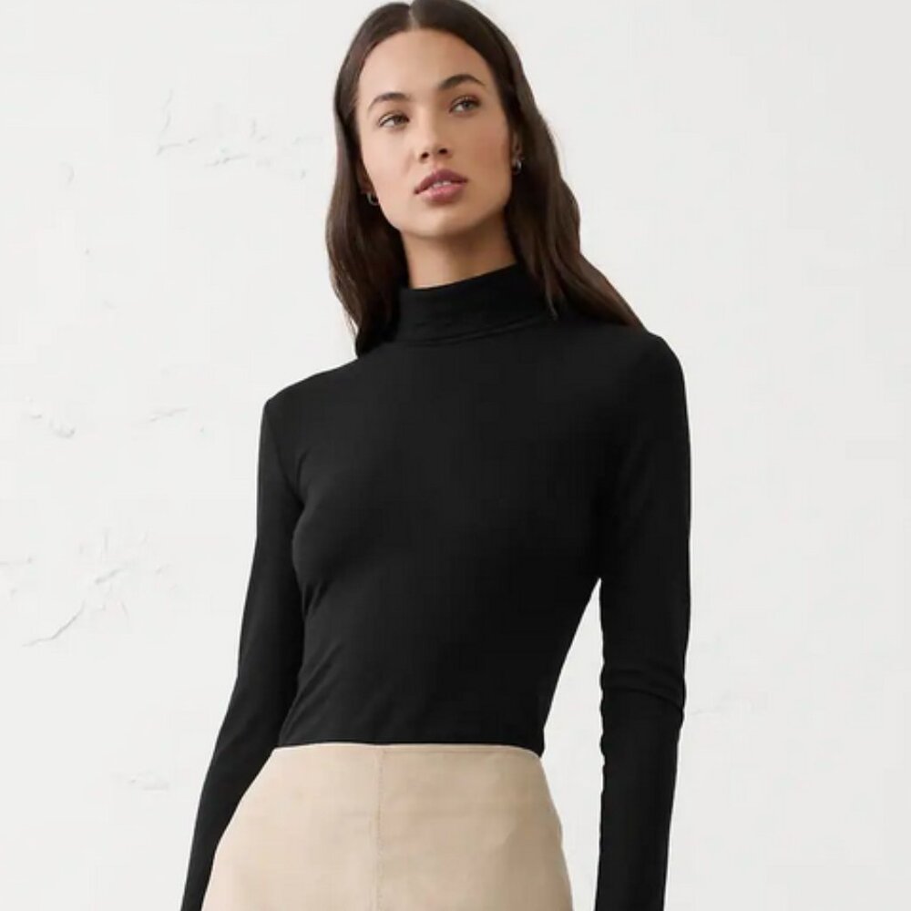 Banana Republic Timeless Turtleneck Top